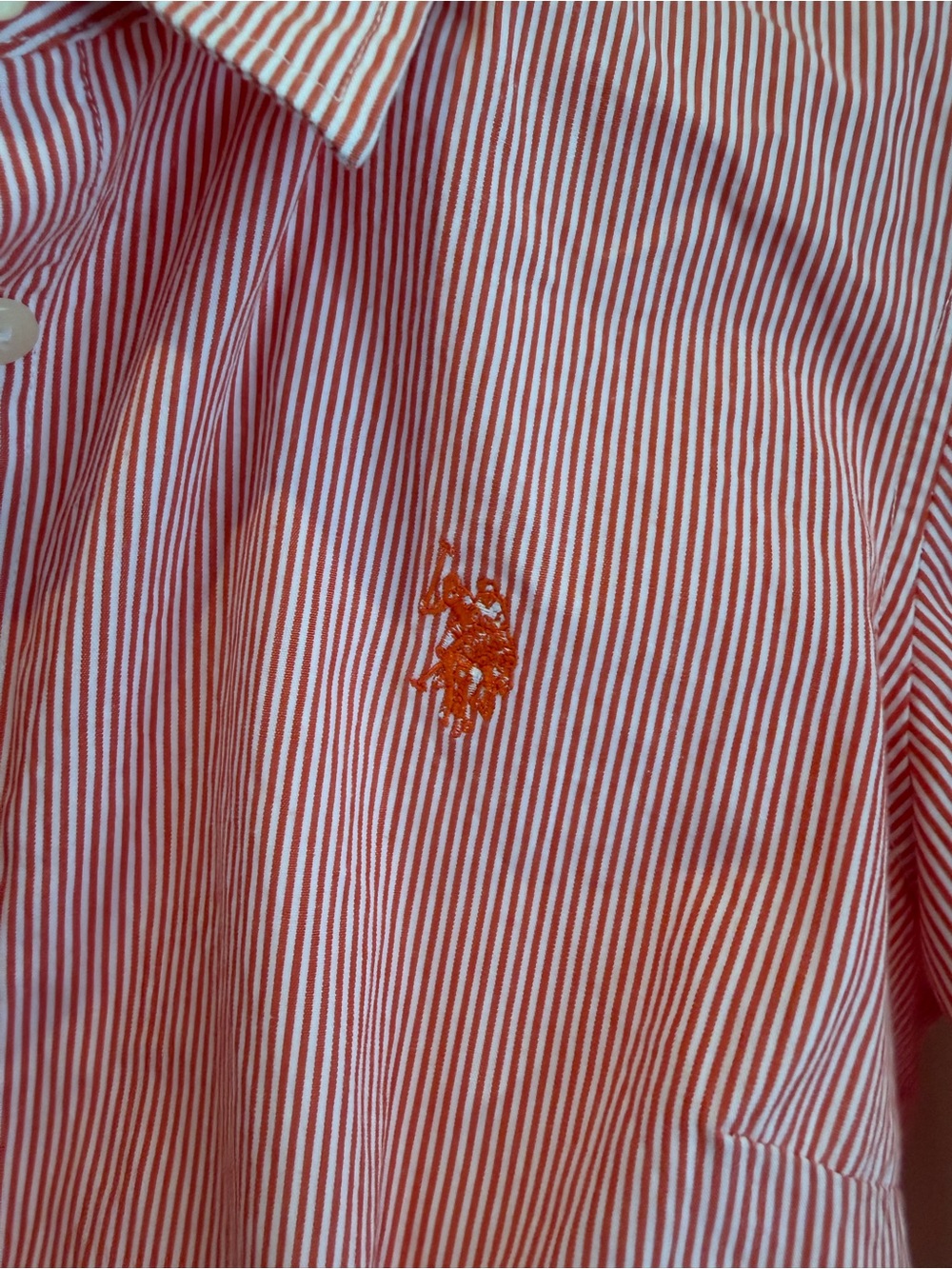 U.S. Polo Assn. Striped Fitted Blouse - Picture 3 of 3